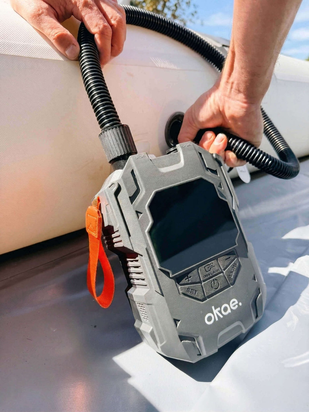 Okae. 22 PSI Twin - Turbo Marine Air Pump (Cordless) - Okae